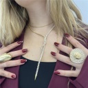 collana con intreccio esmeralda